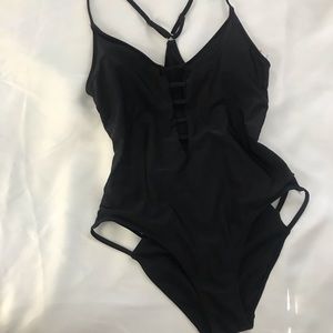 Black swimsuit